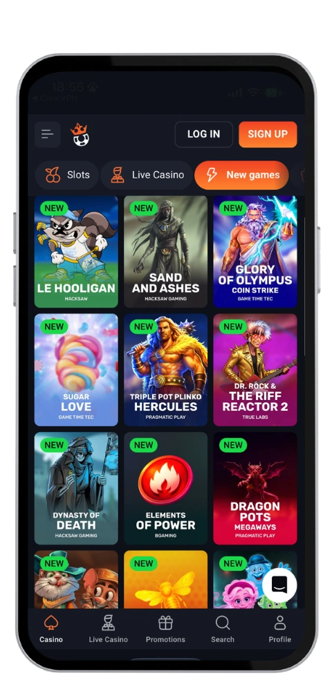 SlotLords Casino entrar